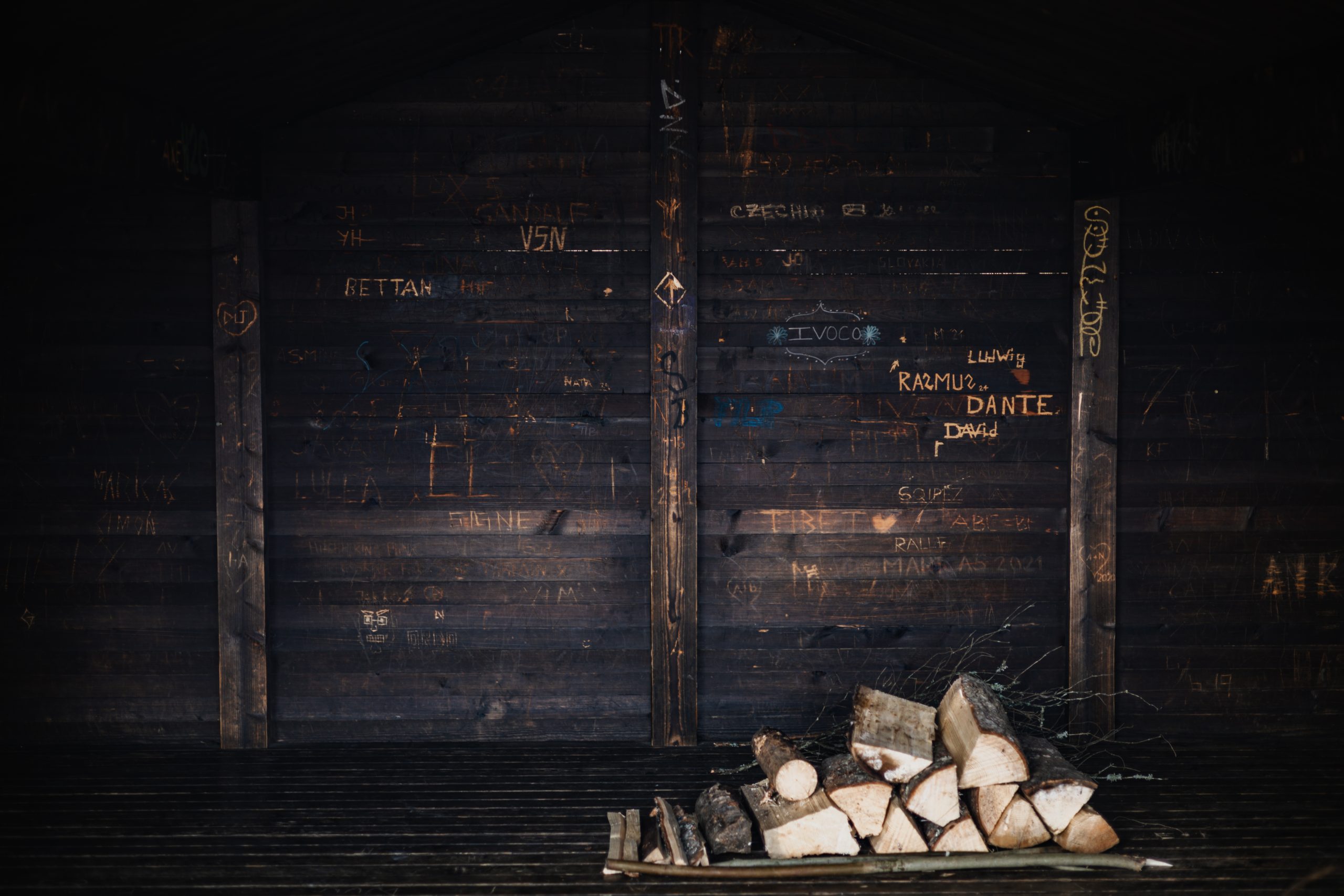 The Lonely Shelter in Tyresta National Park, Sweden